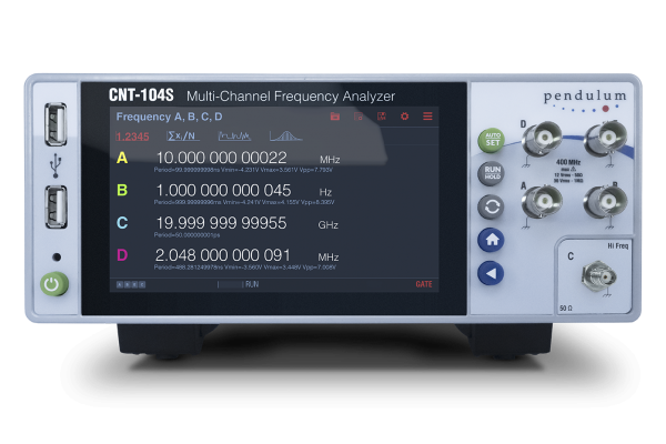 Analisador de Frequência Multicanal Pendulum CNT-104S