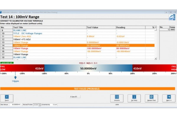 Software de Calibração Transmille PROCAL