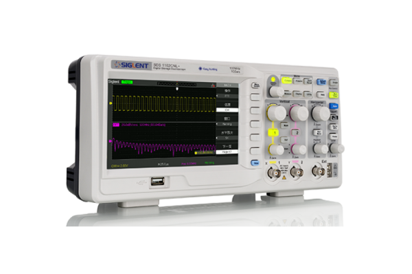 Osciloscópio Digital Siglent - SDS1000CNL+ 200MHz 2 canais