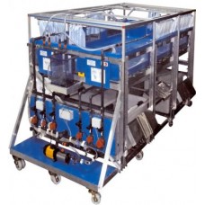 Equipamento de Sistemas Hidrológicos, Simulador de Chuva e Sistemas de Irrigação (4 x 2m) Controlado por Computador Edibon ESHC  