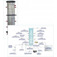 Reator Airlift, Controlado por Computador Edibon QRALC